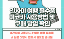 이코카 사용방법