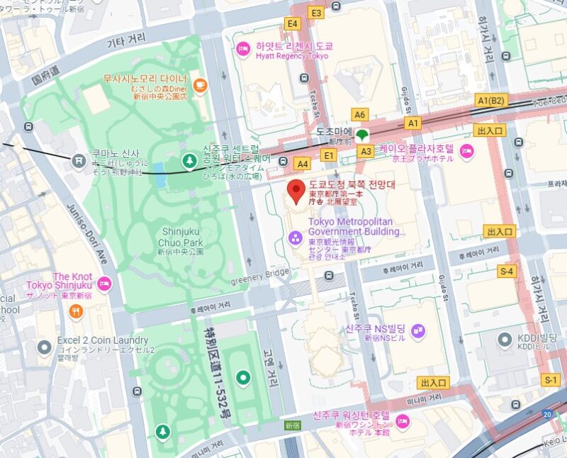 도쿄도청 전망대