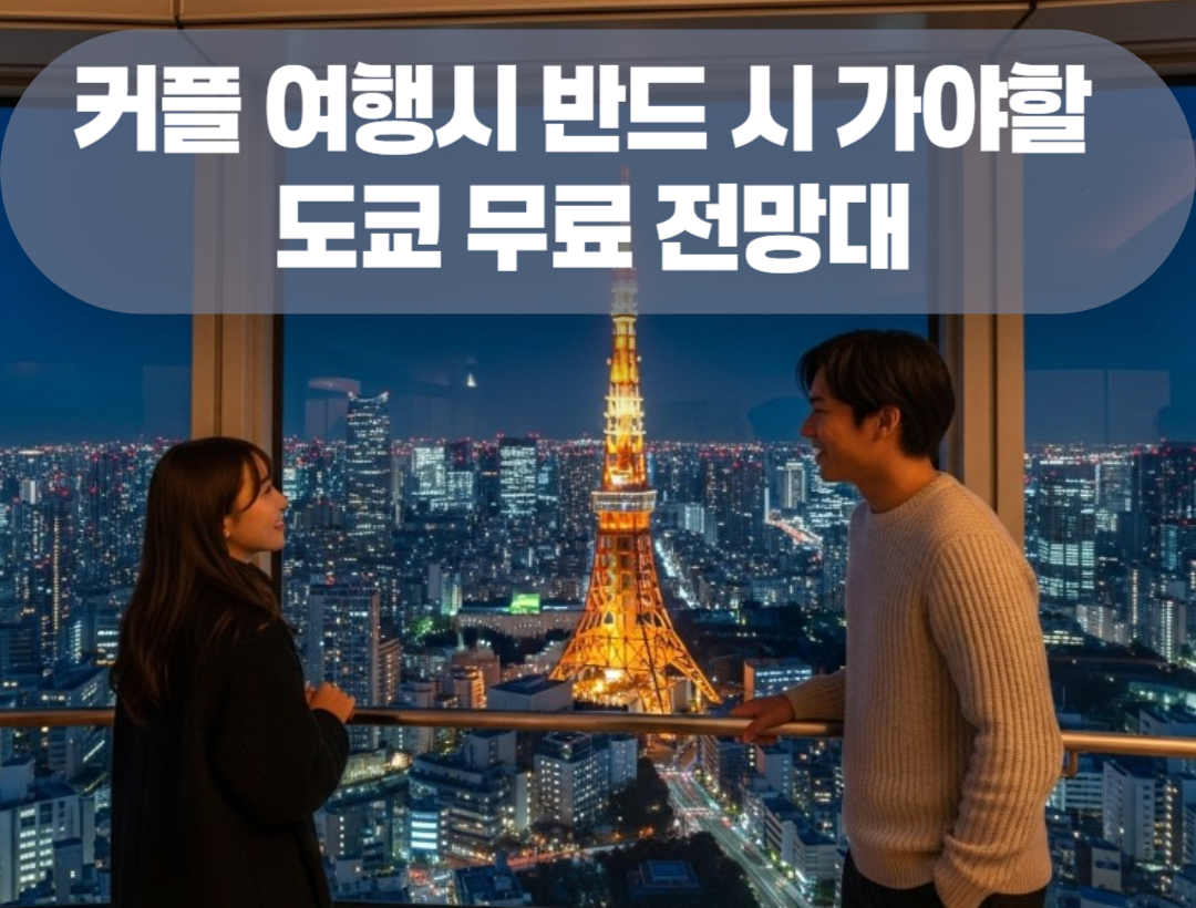 도쿄 커플 여행 전망대