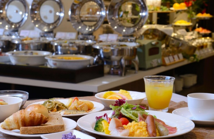 오키나와 호텔_호텔 팜 로얄 조식