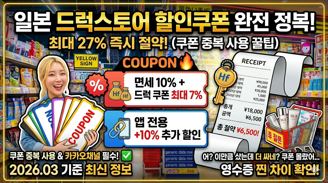드럭스토어쿠폰