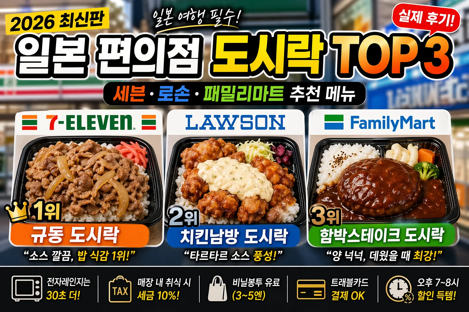 일본 편의점 도시락