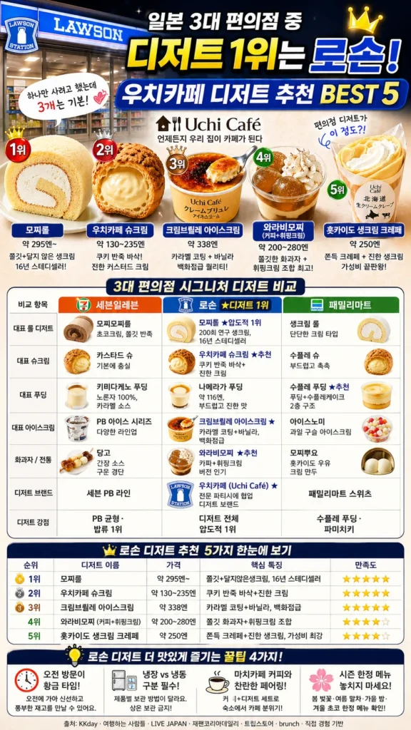 로손 편의점 디저트