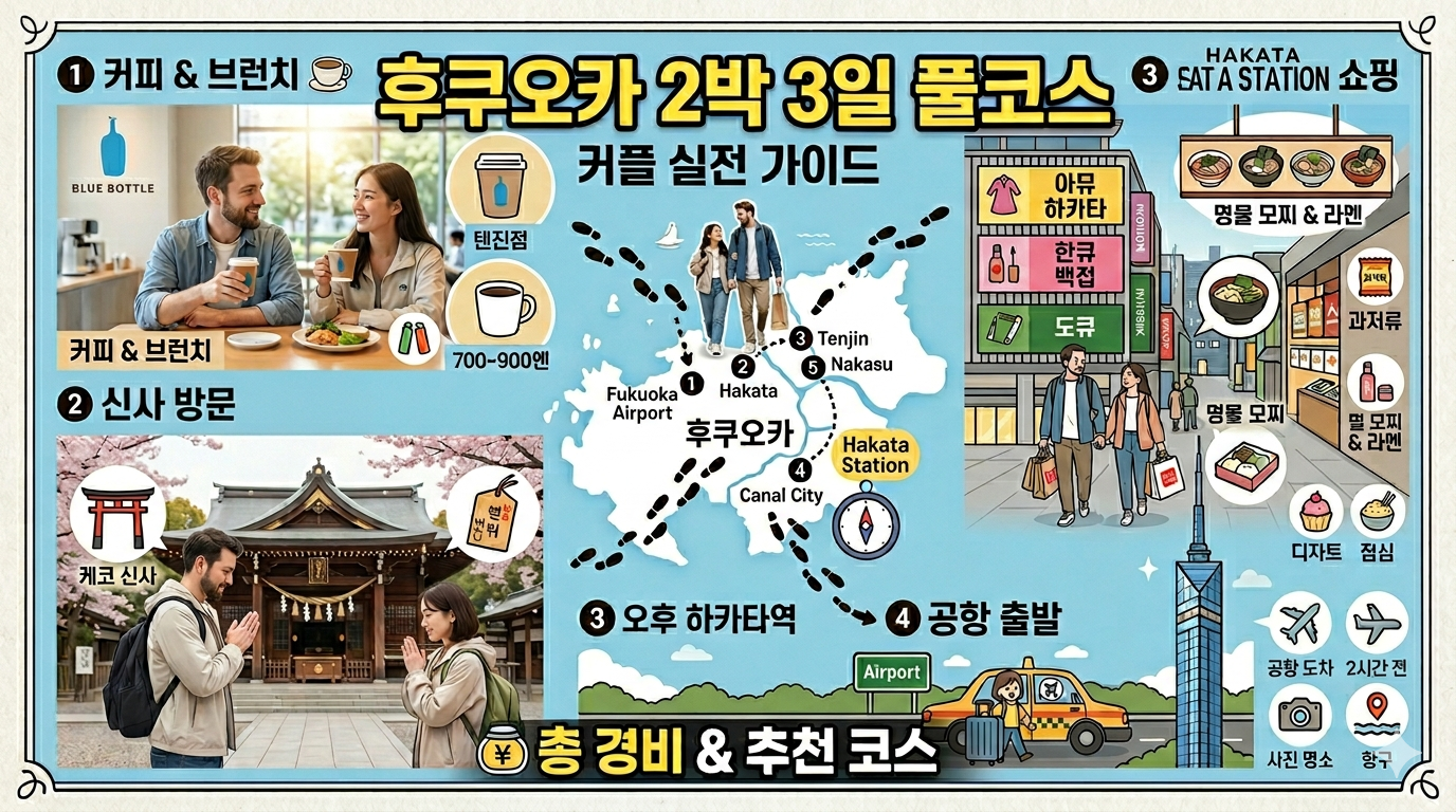 후쿠오카 2박3일 경비